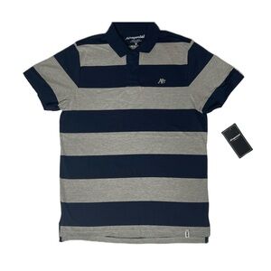 Aeropostale Striped Jersey Polo